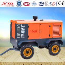 Máy nén khí trục vít di động động cơ điện